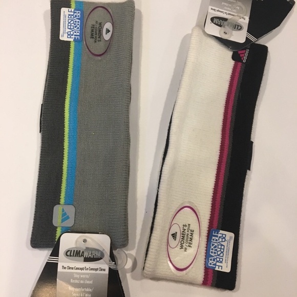 ADIDAS reversible LOT Women’s Headwarmers - Picture 2 of 2